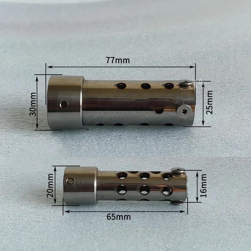 Ochrona Rury Wydechowej End DB Killer 20mm 25mm 30mm Do Tłumika Wydechu Motocyklowego, Tłumika Hałasu(Silver-20mm)