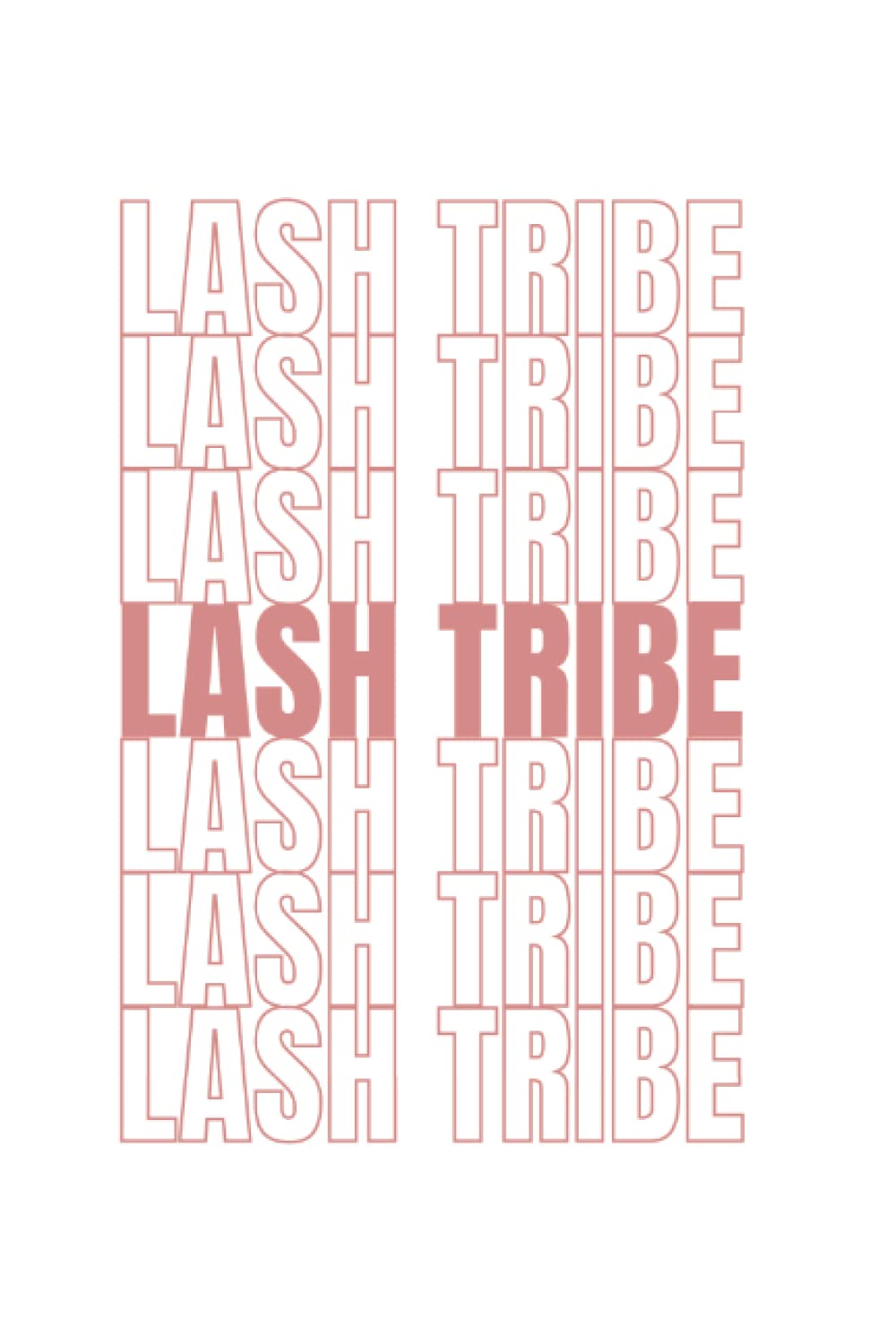 Lash Tribe Eyelash Technician Lash Tech Lash Artist: Graph Grid Notebook/Journal (6” X 9”) Lash Tribe Gift & Lash Artist Gift Lash Tech Gift