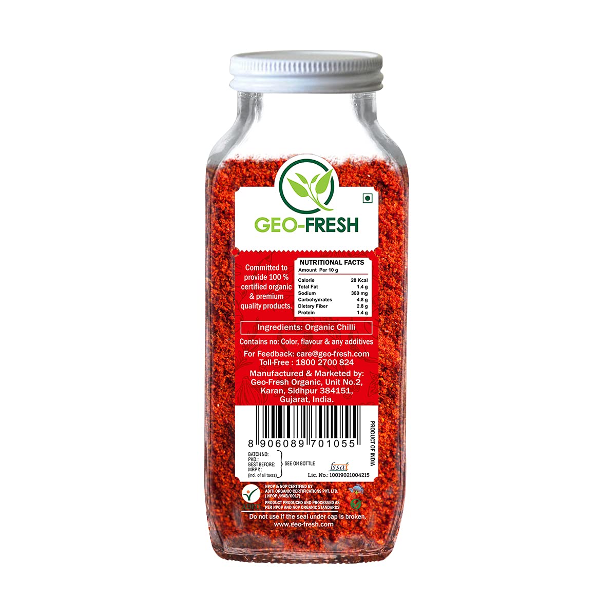 Geo-Fresh Organic Cayenne Powder 7.05oz