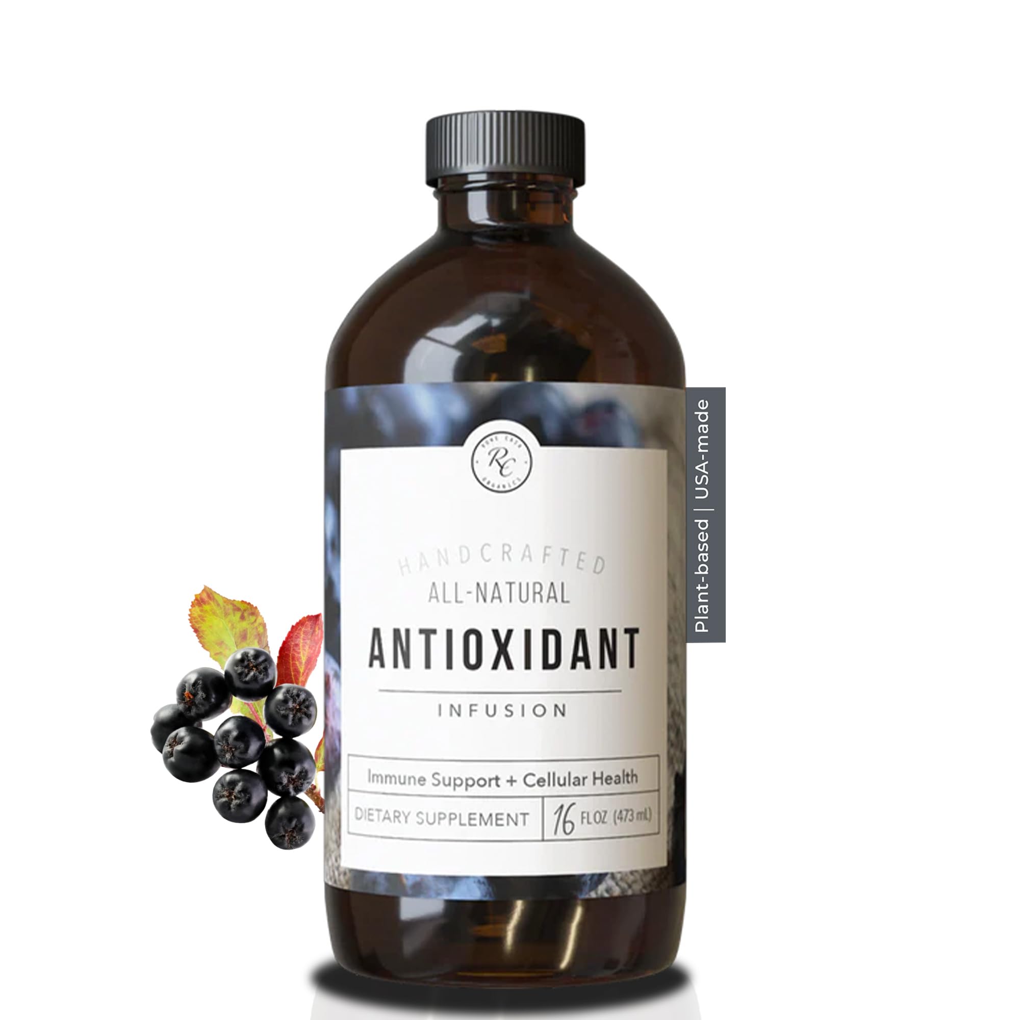 Rowe Casa Organics Antioxidant Infusion with Aronia, Blueberries, 16 Fl Oz