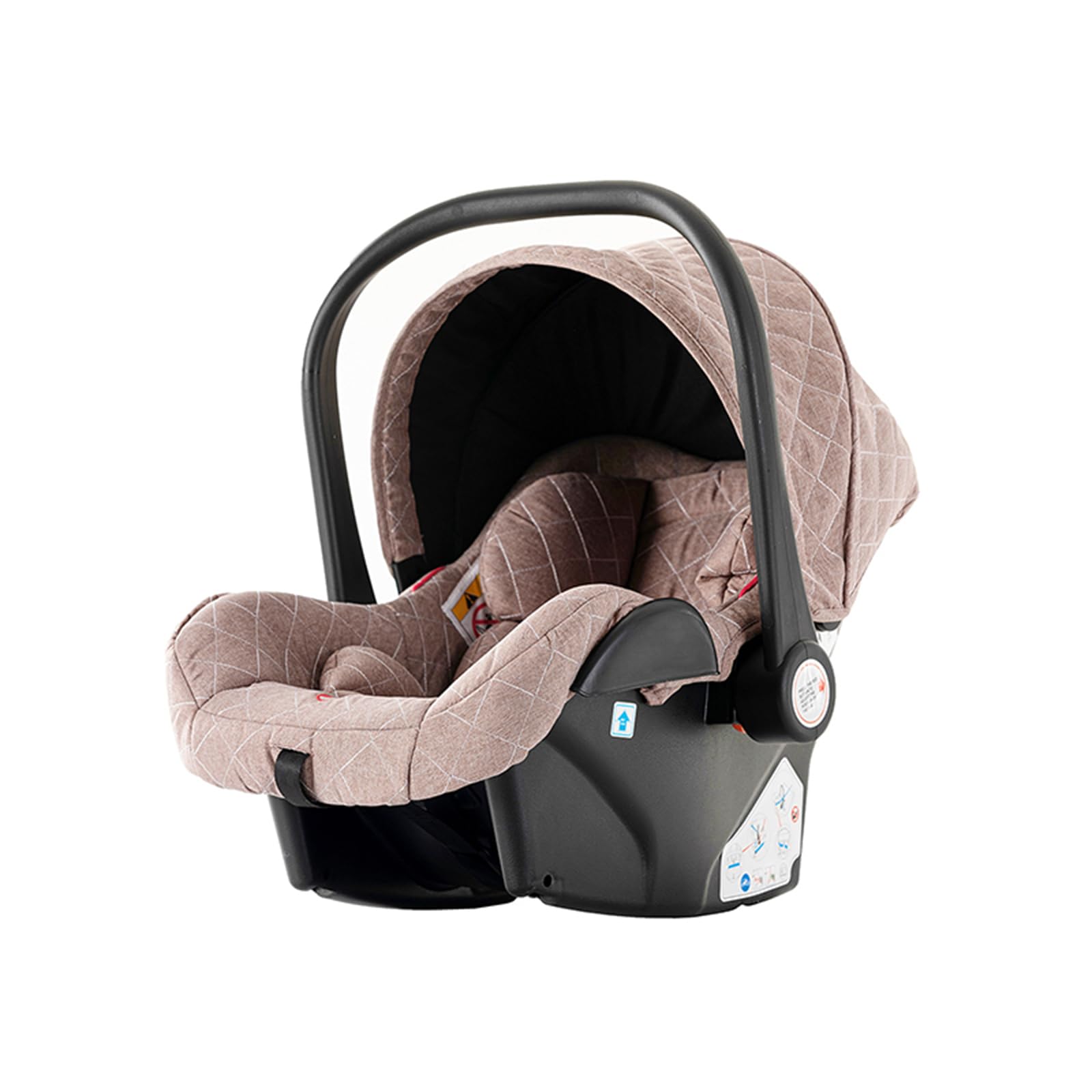 NADDLILY Passeggino Trio, Passeggino 3 in 1 con Spinta Reversibile a Due Vie, Trio Passeggino Neonati con Accessori, Carrozzina per Neonati con Design Portatile Pieghevole Un Clic (V9 Khaki)
