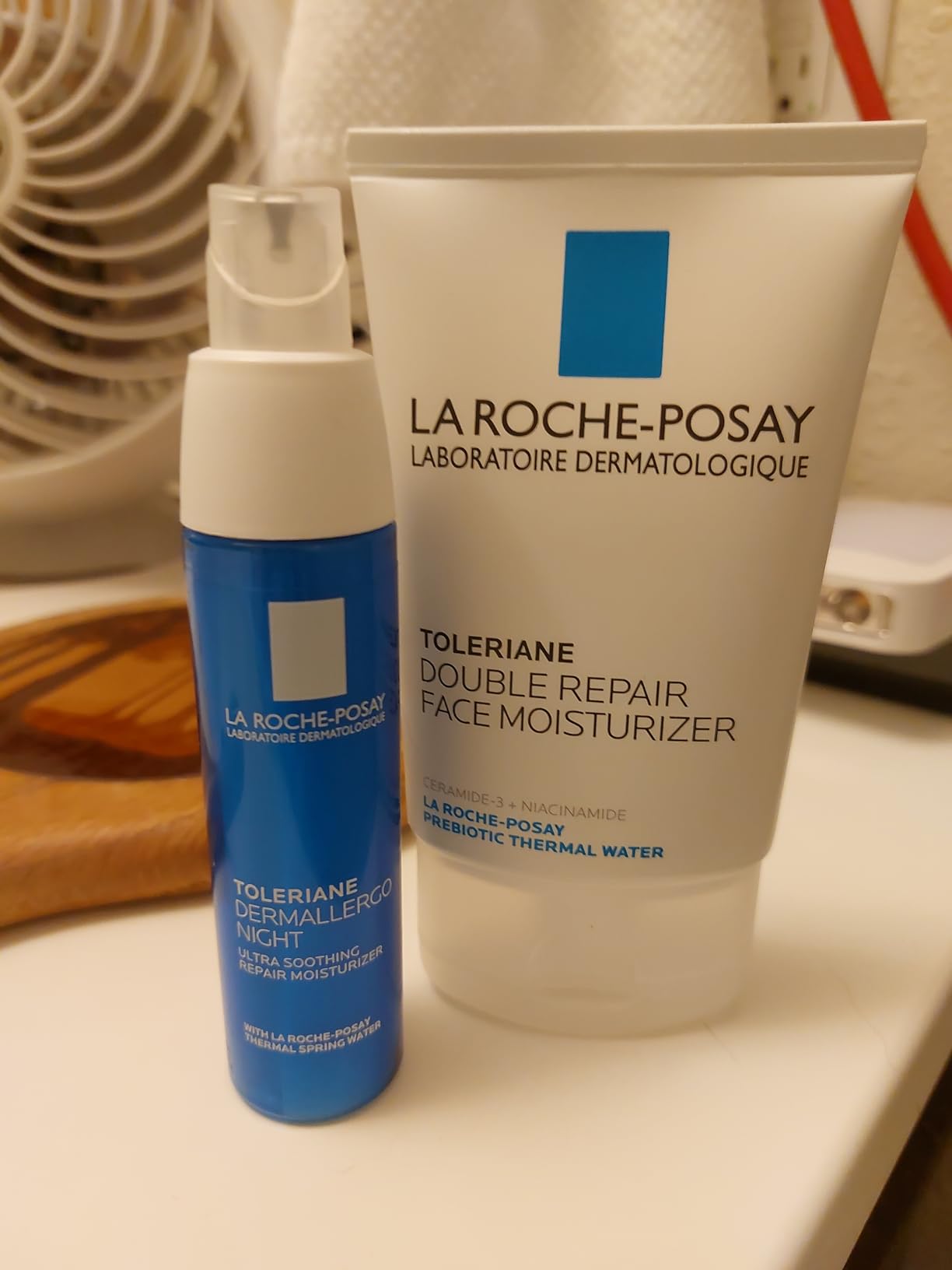 La Roche-Posay Toleriane Dermallergo Night Cream for Face, Intense Soothing Moisturizer with Vitamin E, Allergy Tested, for Sensitive Skin, Formerly Toleriane Ultra Night