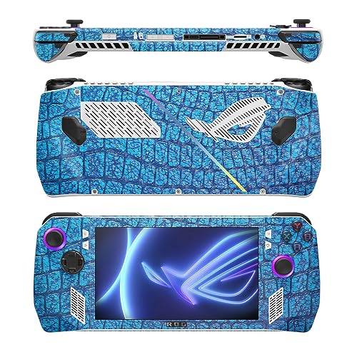 Image of MightySkins Carbon Fiber Skin Compatible with Asus ROG Ally - Vibrant Gator | Protective, Durable Textured Carbon Fiber Finish | Easy to Apply