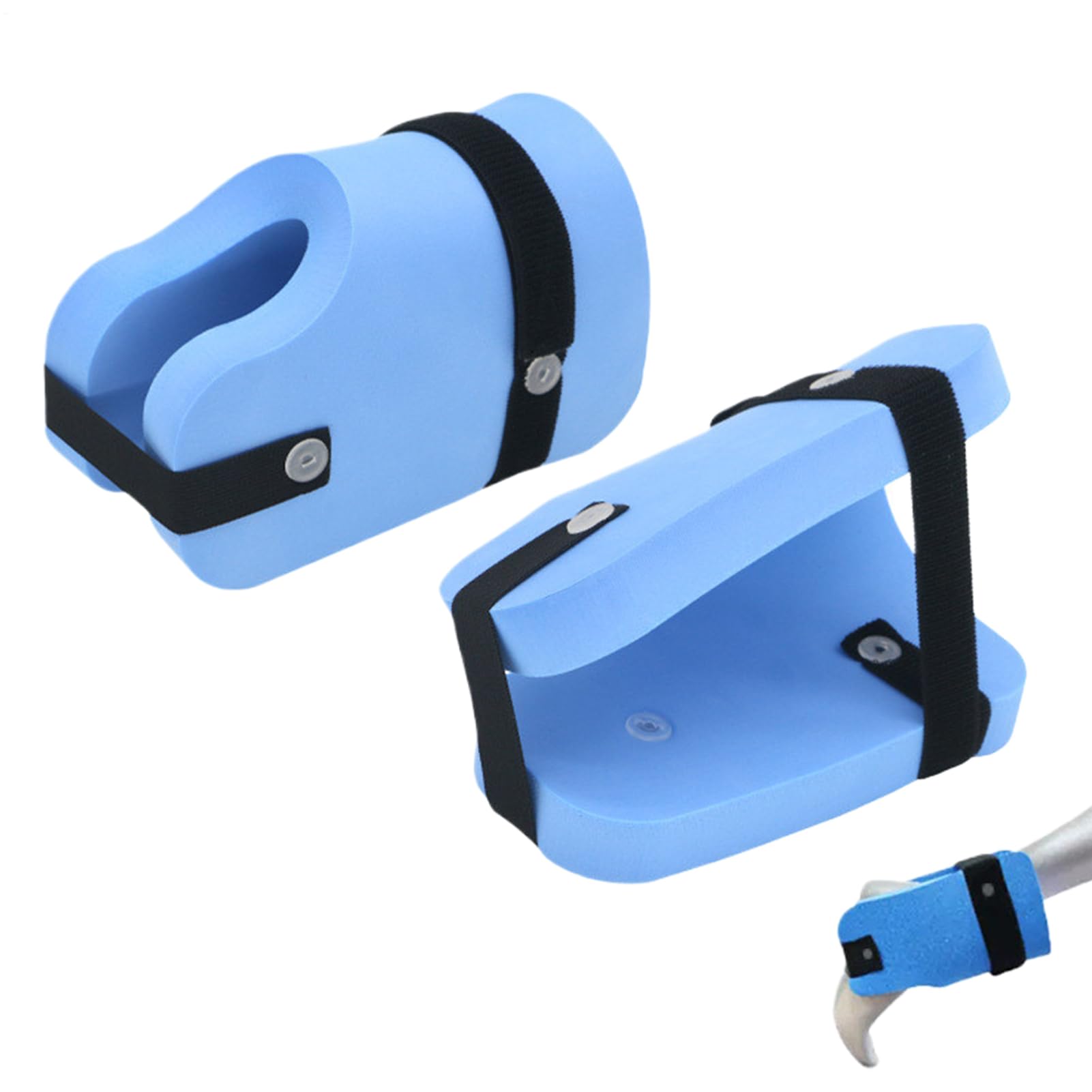 Puños De Agua De Natación De Espuma, Conjunto De Ejercicios De Aeróbicos De Agua,Anillo Flotante De Natación De Espuma Para Aquagym | Accesorio De Natación Ajustable Para Entrenamiento Acuático Y
