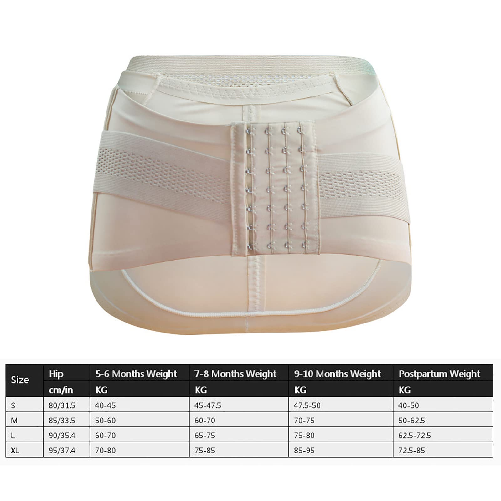 Ceinture de correction pelvienne – Attelle de soutien post-partum pour femme – Mousse à mémoire de forme réglable – Tissu doux pour la peau pour plus de confort et de soulagement