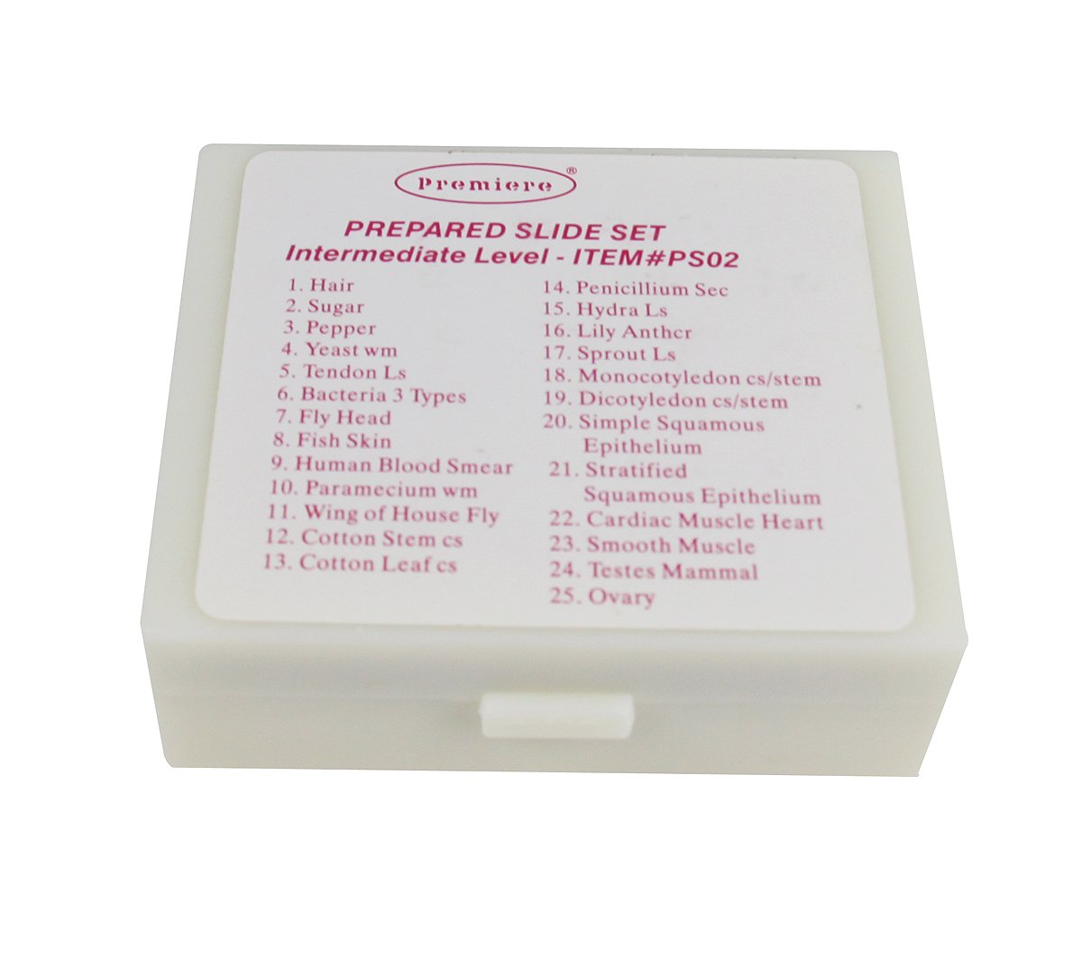 C & A Scientific PS02 - Prepared Slide Sets - Intermediate Level