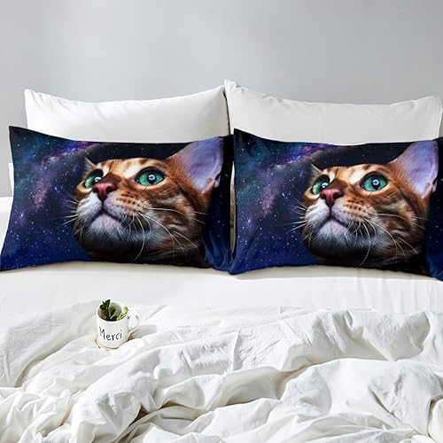 Vista 33 de Feelyou Juego de funda de edredón de vaca lechera, rosa y blanco, con estampado de fresa, vaca, para niños, adultos, kawaii, niñas, funda de edredón