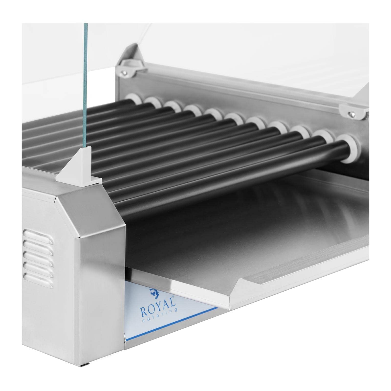 Royal Catering - RCHG-11T - Griglia a 11 rulli per wurstel - 2.200 watt