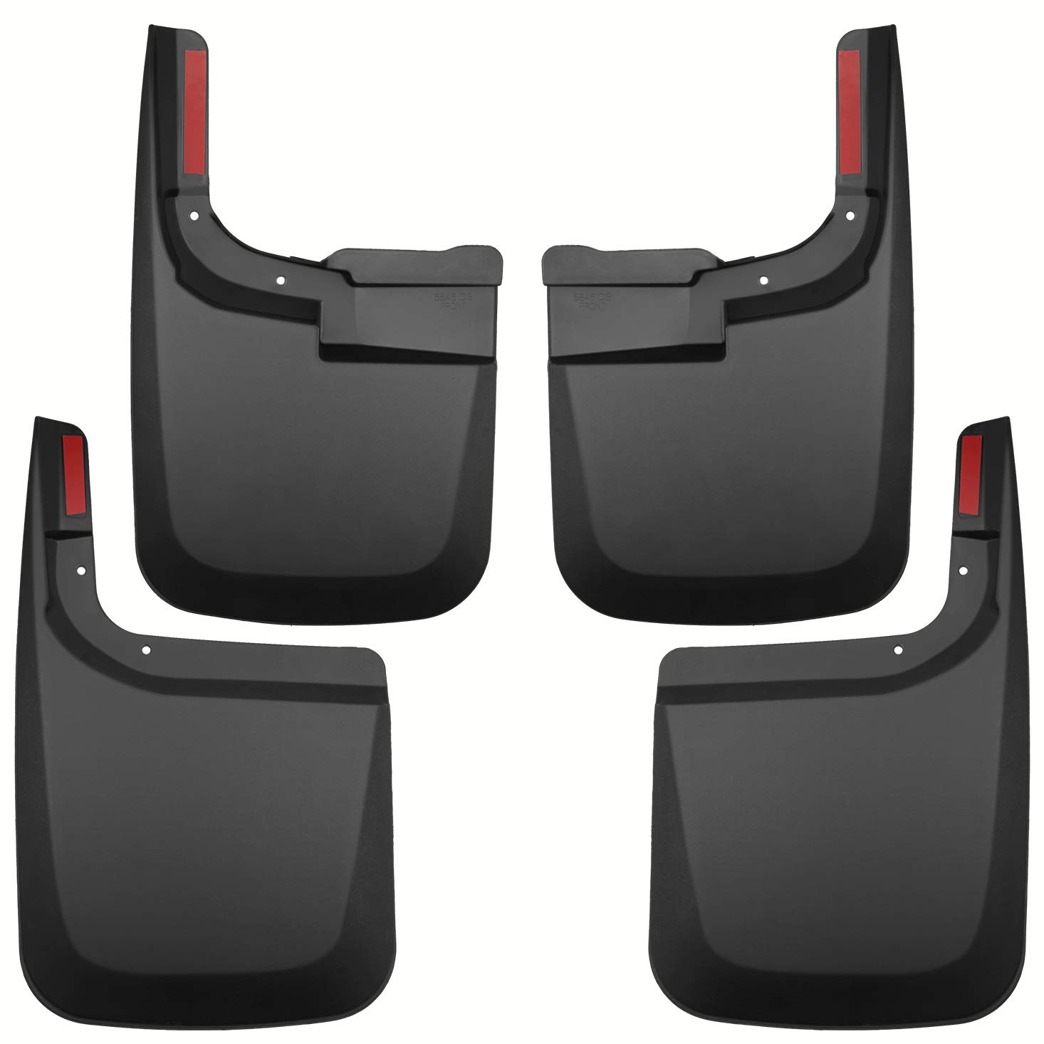 Photo 1 of Tecoom Mud Flaps Splash Guards Front and Rear 4psc Set Compatible with 2017 2018 2019 F250 F350 Without OEM Fender Flares Fit for Ford F250/350 w/o OEM Fender Flares