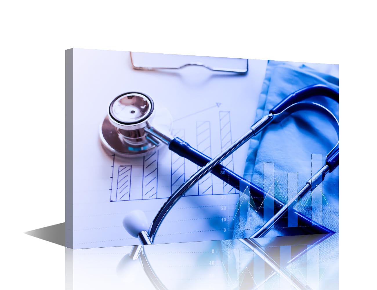 Canvas Wall Art Medical Examination Posters Prints Artwork Motivational Contemporary Home Hospital Clinic Decor Wall Art Stretched Living Room Bedroom Home Office Decor Ready to Hang 36x24 in