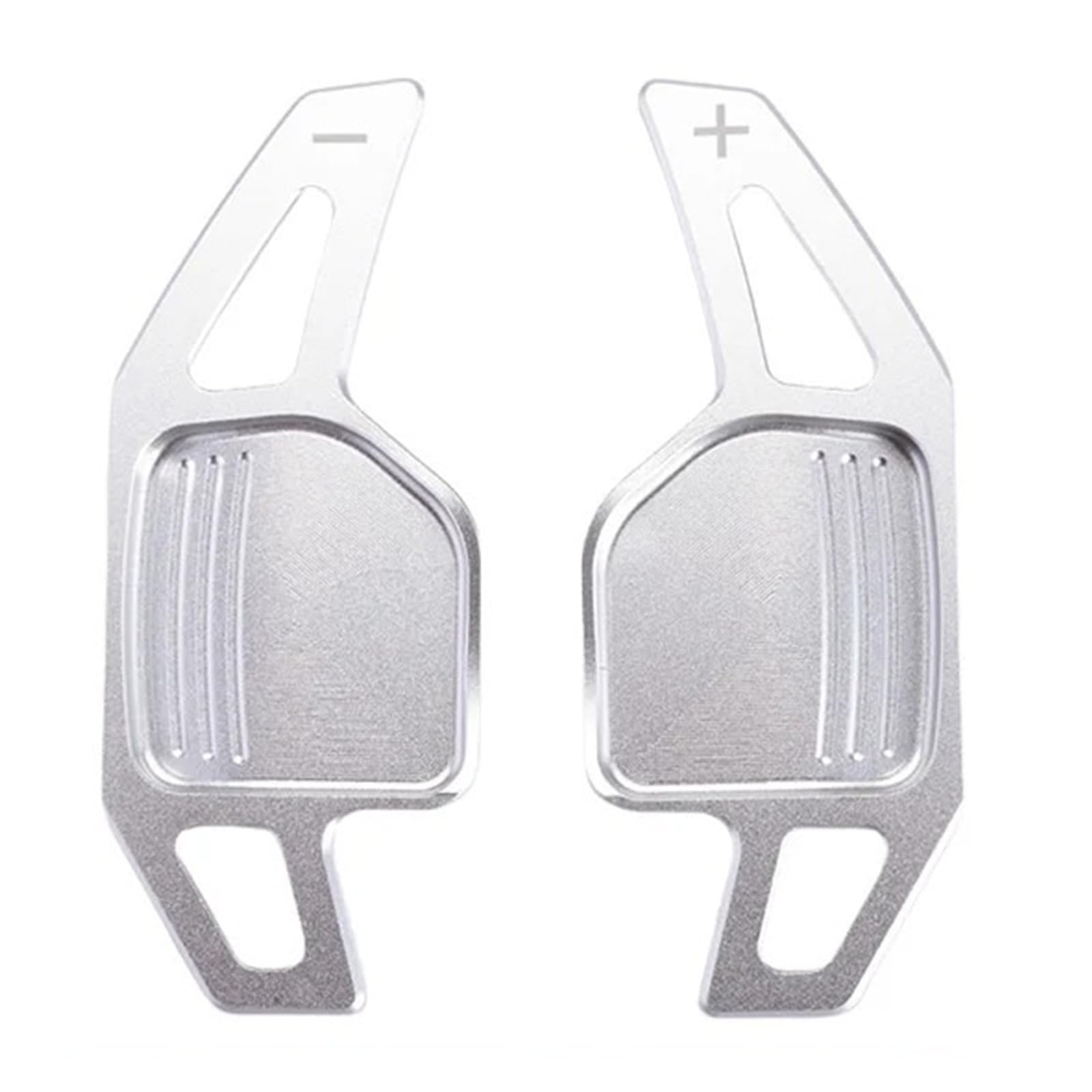 Xxiucj For Type A Silver Car Paddle Shifter Extensions For A4 For B8 For A3 For 8P For S3 For A5 For A6 For S6 For C6 For Q5 For A8 For R8 For Tts For Mk2 For 8J Wheel Paddles Shifters(For Type A Silver)
