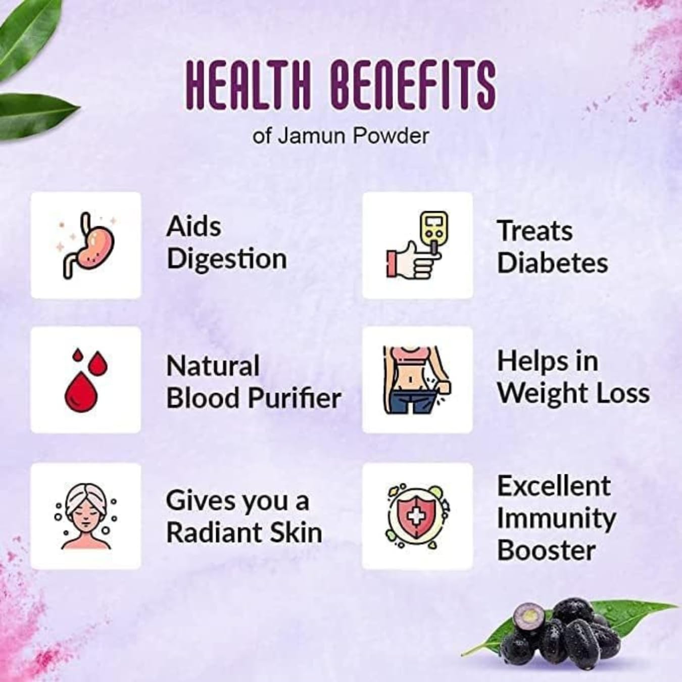 Yeshvi NATURAL Spicy Guava & Kokum Jamun Fruit Juice Powder With Nimbu Pani Combo Pack, Instant Drink Mix, 300gm