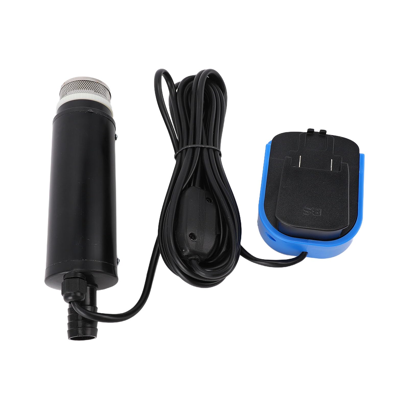 Walfront Mini Bomba de Agua, Bomba Sumergible Portátil 500 GPH para | Material ABS, Elevación Máxima de 16 Pies, Filtro de Sedimentos, para Piscina, Estanque y Drenaje de Jardín