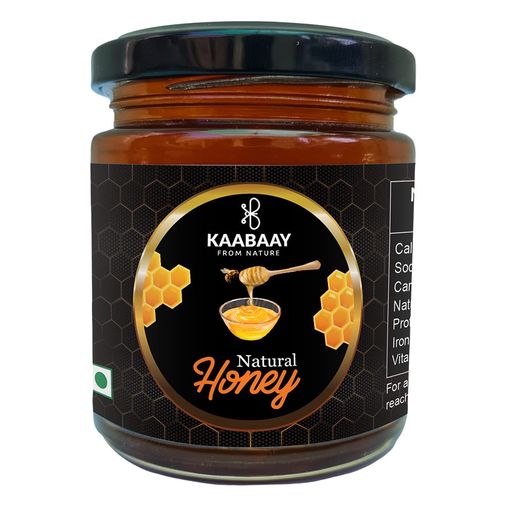 KAABAAY - Natural Honey Raw Organic Honey Unprocessed Unpasteurized Pure Natural Original Honey | sugar free (250gm) (B09P7L9VZT) Amazon Price History, Amazon Price Tracker