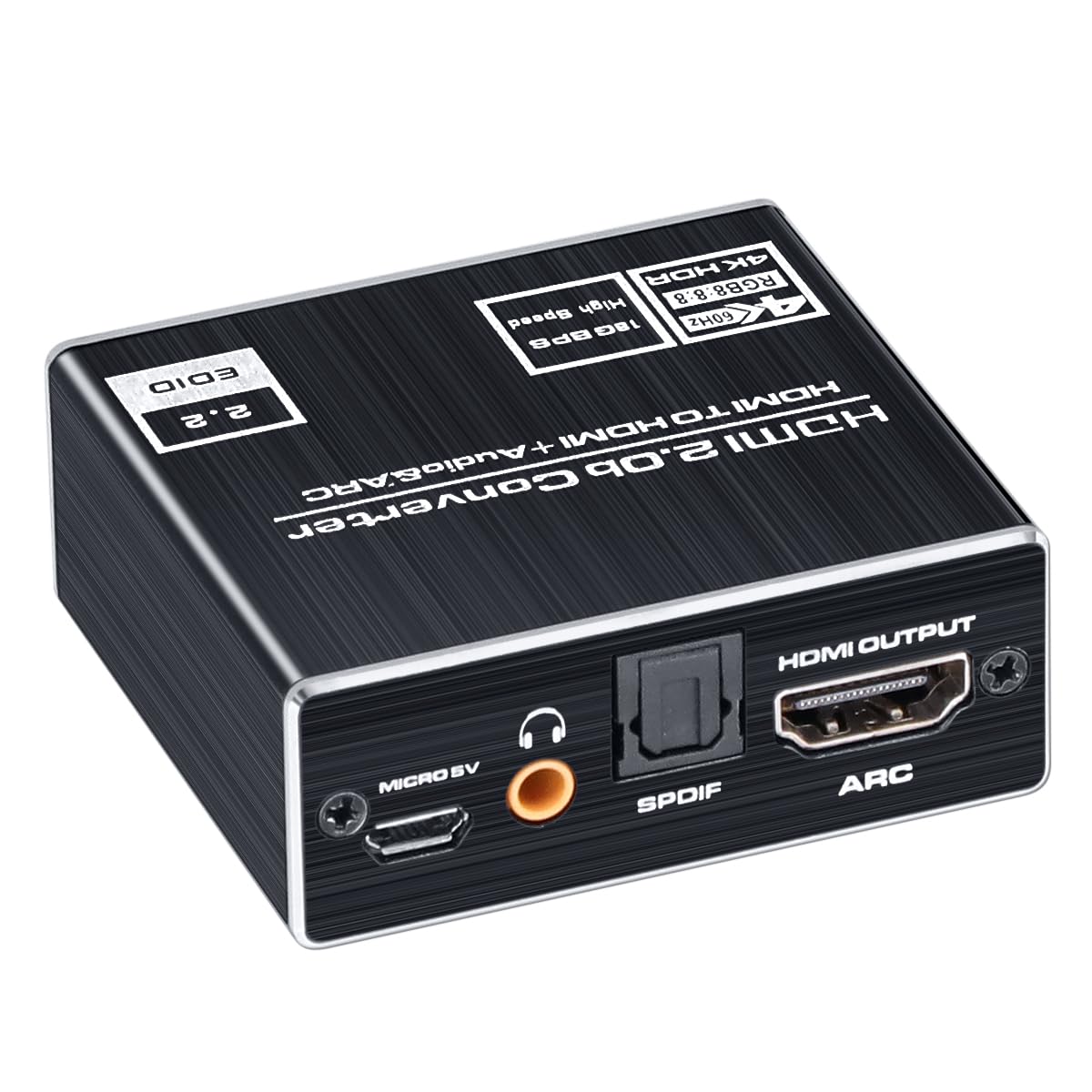 Amazon.co.jp: BLUPOW 4K60Hz HDMI2.0対応音声分離器(光デジタル・3.5 