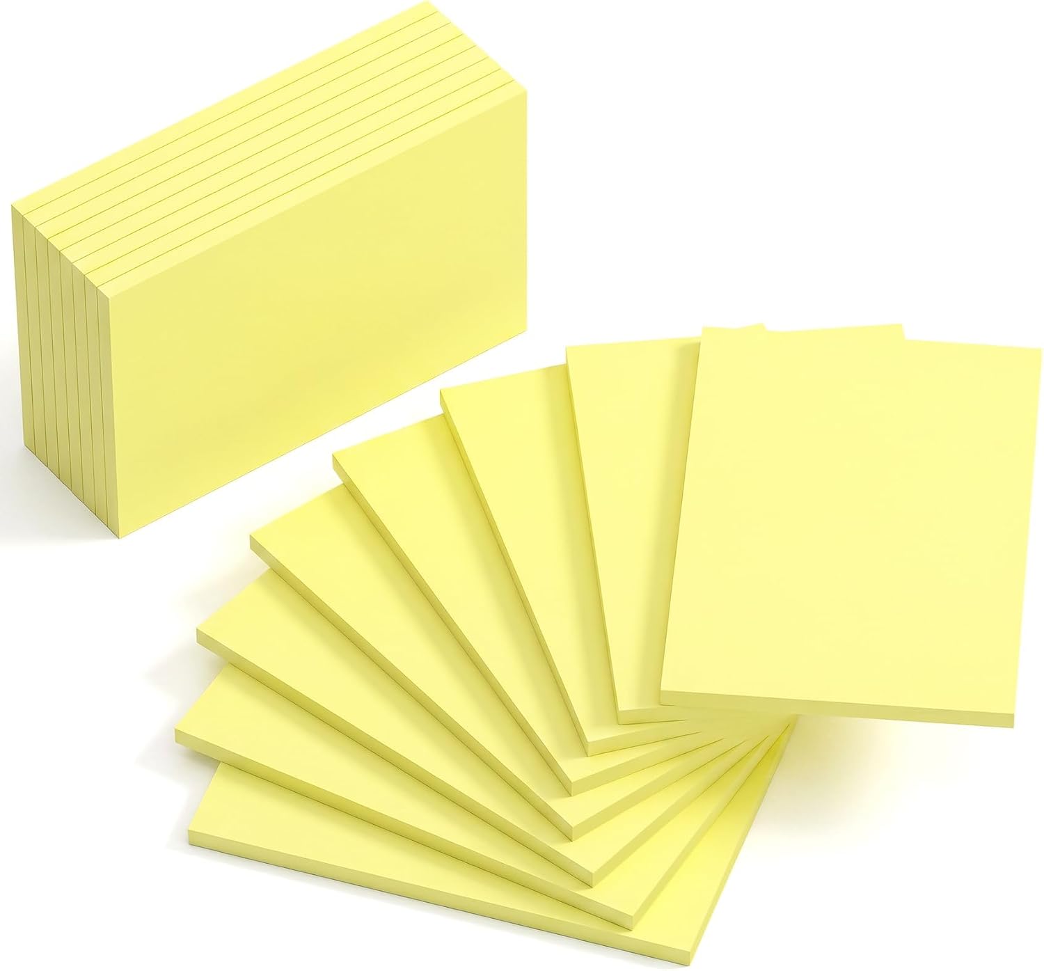8 Pack Sticky Notes 4x6 Inch,400 Sheets Large Self-Sticky Notes for Office