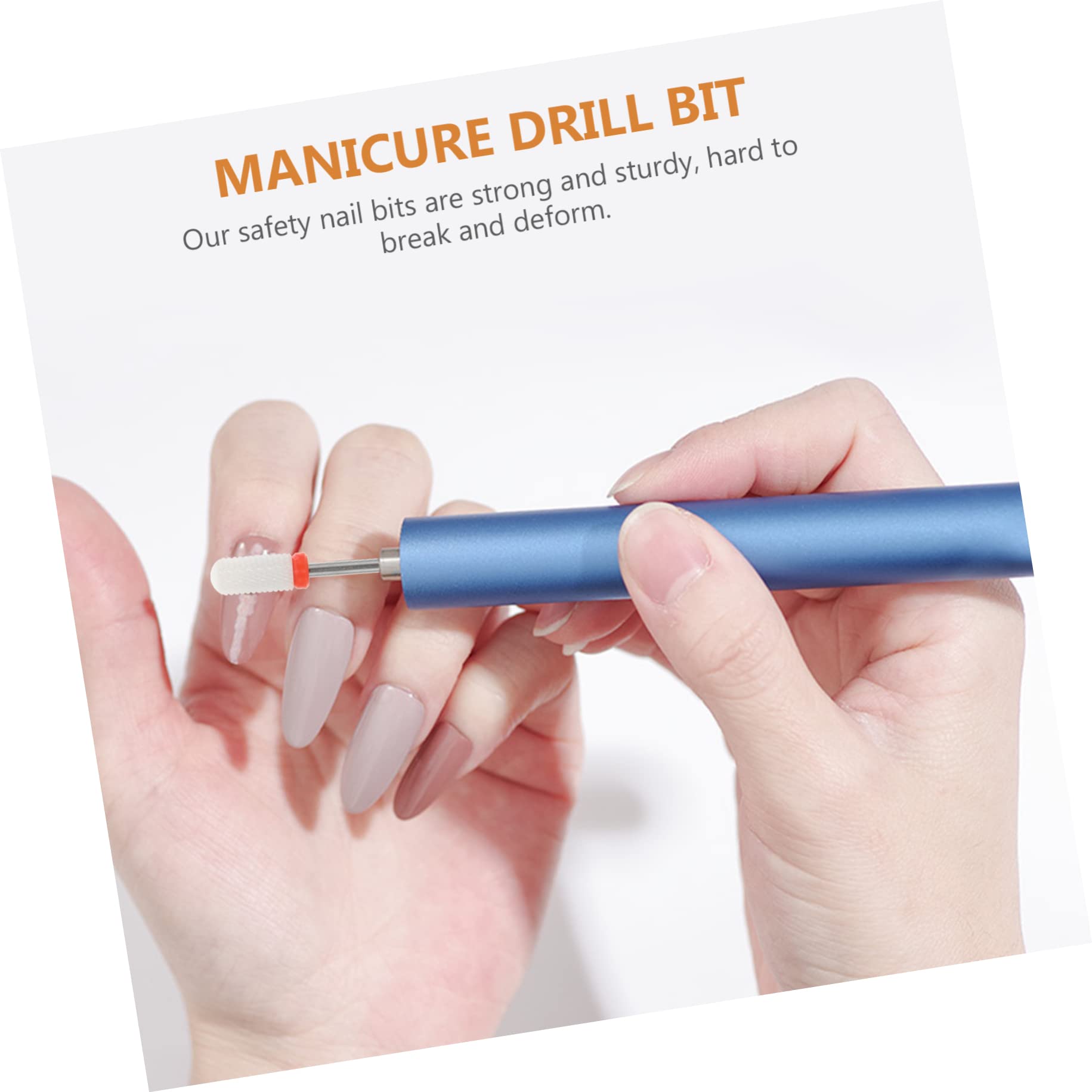 14 Pz Lucidatore Per Unghie Teste Di Trapano Per Chiodi Punta Per Lucidare in Gomma Punta Tampone Per Trapano Per Unghie Abito Lega Diamante Ruotare Strumenti Per Manicure