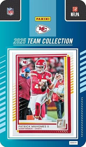 Kansas City Chiefs 2025 Donruss Football Limited Edition 12 Card Complete Factory Sealed Team Set with PATRICK MAHOMES, Travis Kelce, Chris Jones, Rashee Rice, Maquise Brown, Xavier Worthy & More!