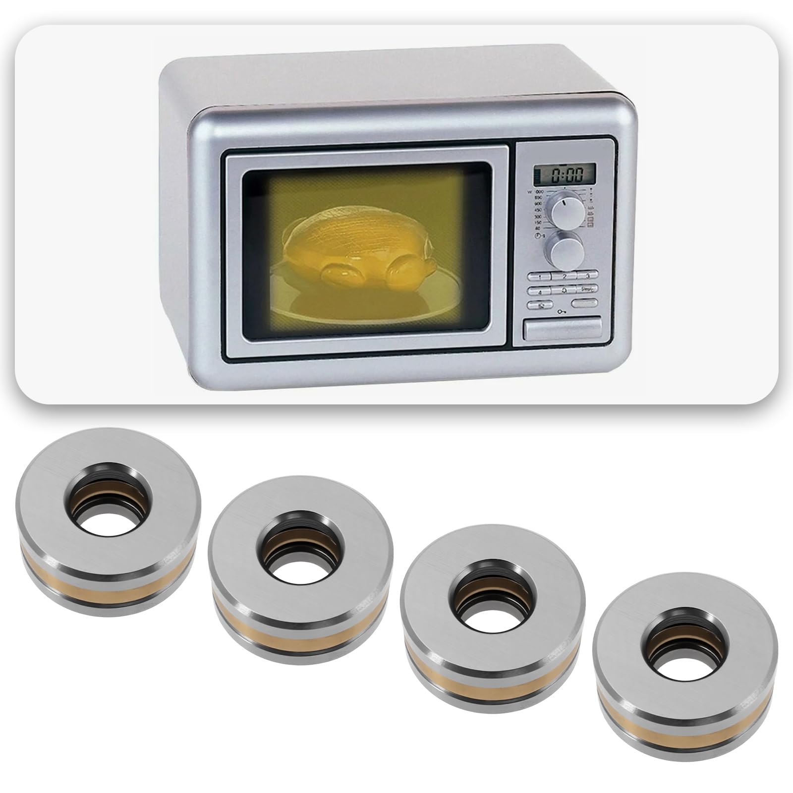 10 Stück F3-8M 11000 U/min Axial-Rillenkugellager 3 X 8 X 3,5 Mm Chromstahl Geeignet für Ofen-Drehteller-Hebepumpe