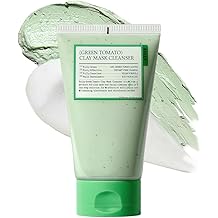 FULLY Green Tomato Pore Cleanser, Cardi B&rsquo;s Clay Mask Cleanser for Deep Pore Cleanse &amp; Pore Minimizer, Blackhead &amp; Sebum Control, Gentle Face Wash for Women, Korean Skincare