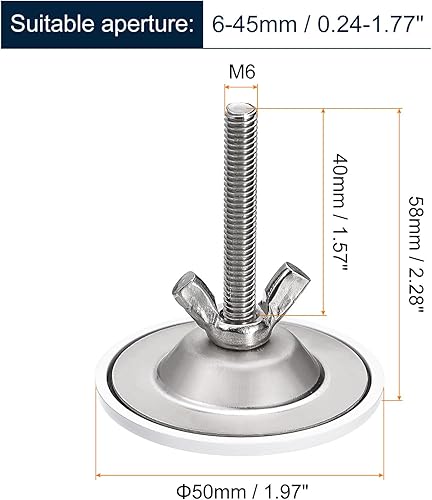 Miniatura 6 de uxcell Cubiertas para agujeros para fregadero de cocina, 1 unidad, cubierta de orificio para grifo de aleación de zinc, cubierta de orificio