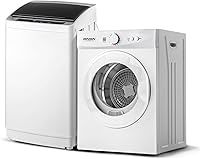 Vista 1 de ROVSUN Juego de secadora de ropa portátil de 1.8 pies cúbicos y lavadora completamente automática de 17.8 libras, juego combinado de lavadora