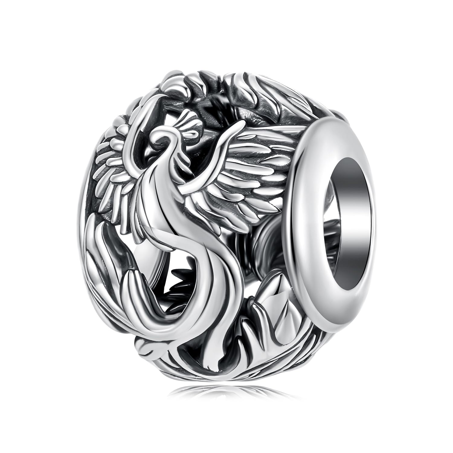 925 Sterling Silber Phönix Charms für Pandora Armbänder