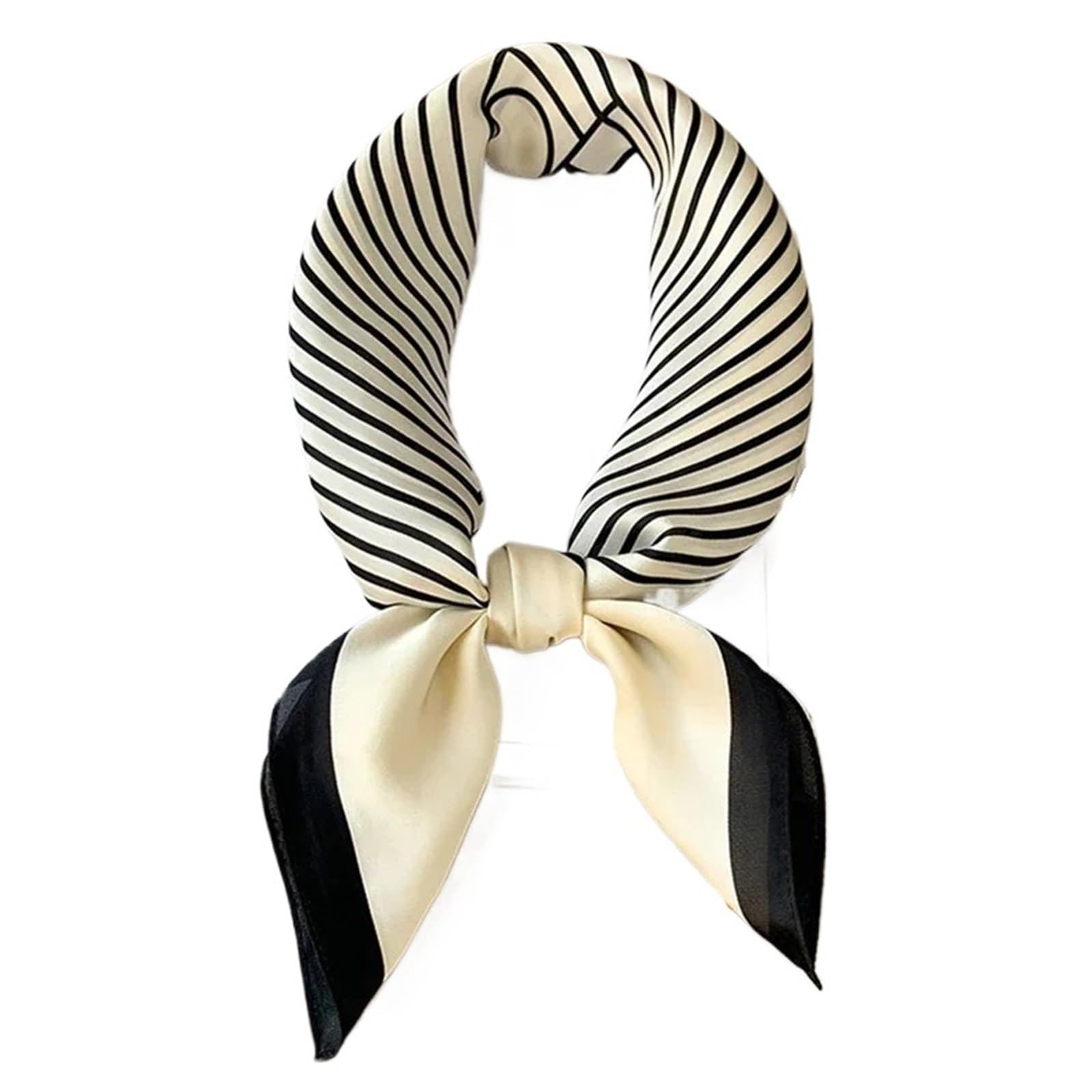 AMENGJ Square Chiffon Scarves Women Scarf Women Satin Scarf for Women Neckerchief Foulard Women(Color 1)