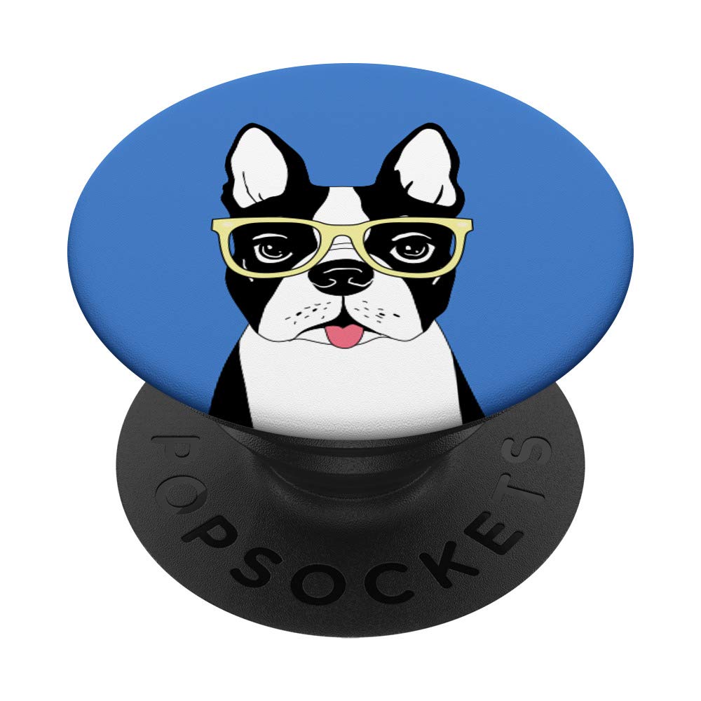Dog Pet Owner Lover AnimalHipster Boston Terrier Lover Dog Mom Birthday Christmas PopSockets Swappable PopGrip