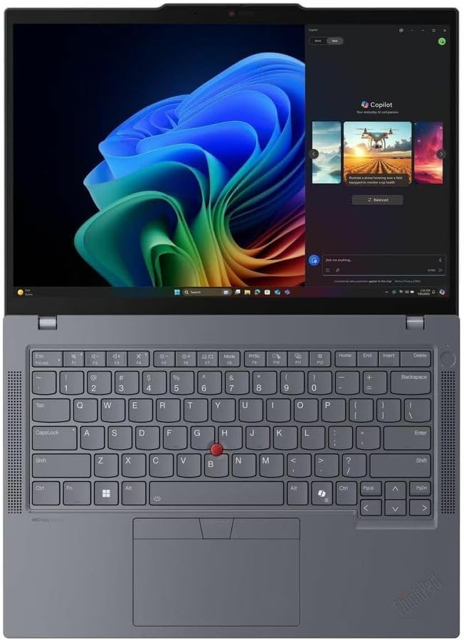 Lenovo ThinkPad T14 Gen 6 21QJ00CRUS 14" Copilot+ PC Notebook - WUXGA - AMD Ryzen AI 5 PRO 340-16 GB - 256 GB SSD - English Keyboard - Gray