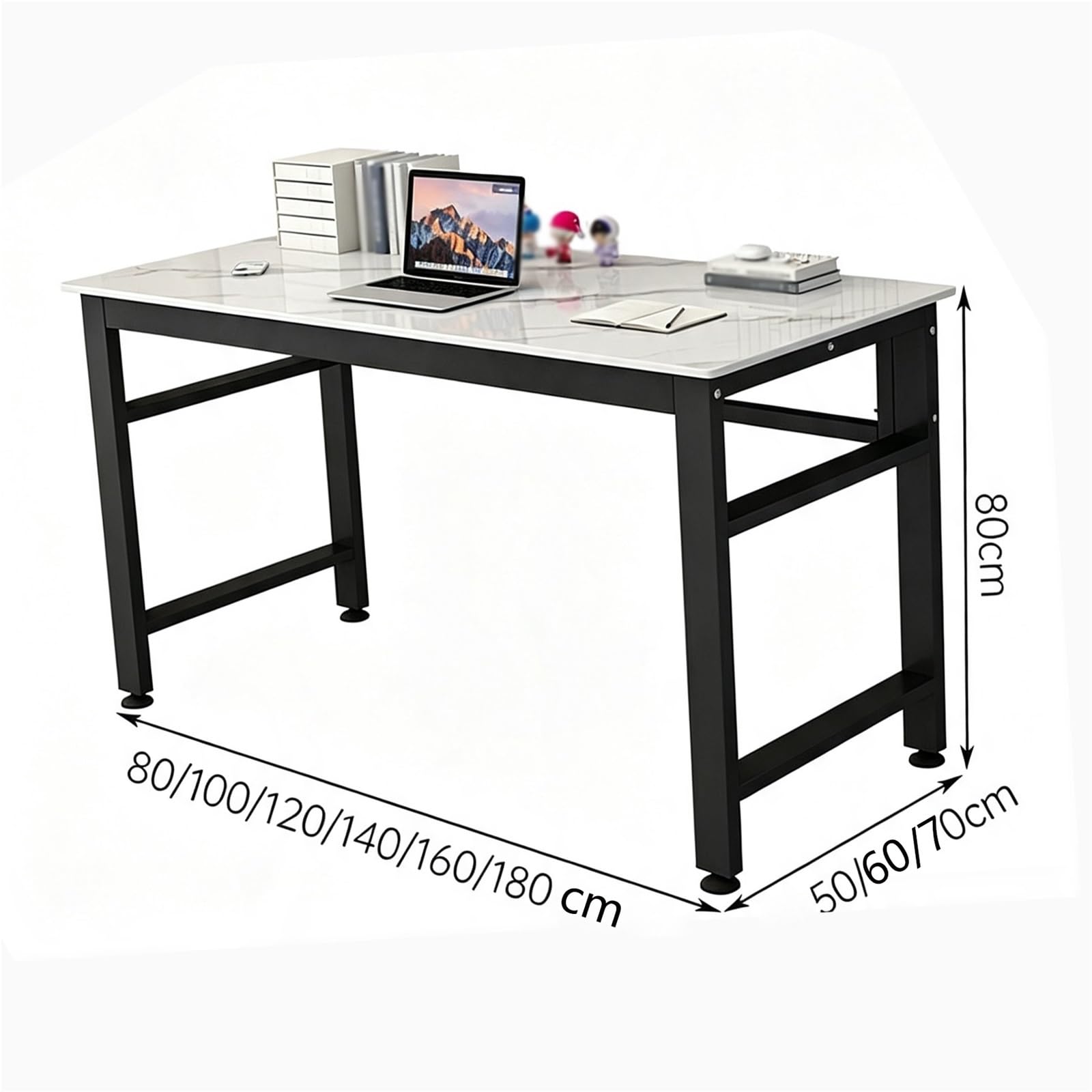 Scrivania ufficio rettangolare postazione lavoro computer Scrittoio