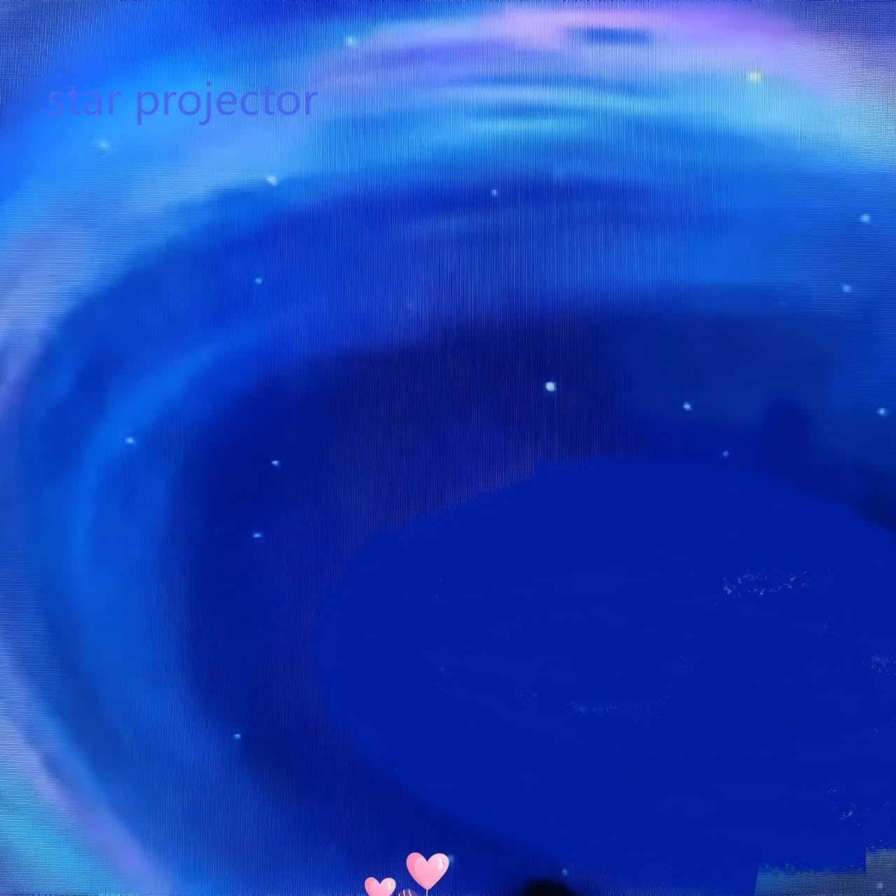 Galaxy Star Projector With Interstellar Black Hole, Sculpted In Dynamic