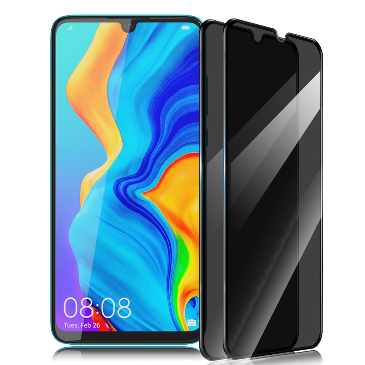 Vetro Temperato Per Huawei P30 Lite - Pellicola Protettiva 9H Anti Graffio E Impronte | 2 Pezzi - Foto 14