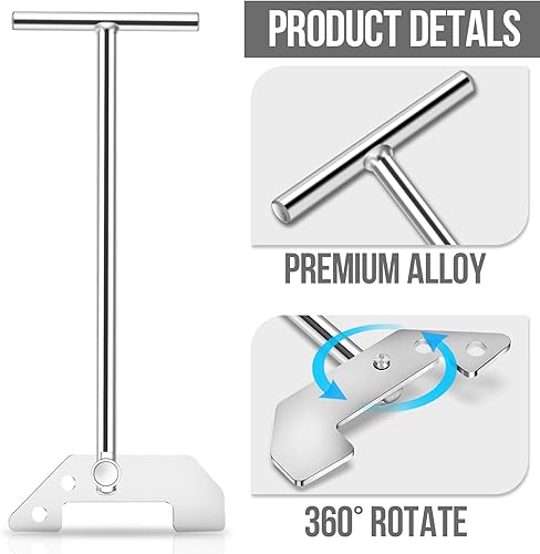 Miniatura 2 de Trajihye Llave para desatascar basura, compatible con Waste King, Moen e InSinkErator - Eliminación rápida de bloqueo desde arriba del fregadero
