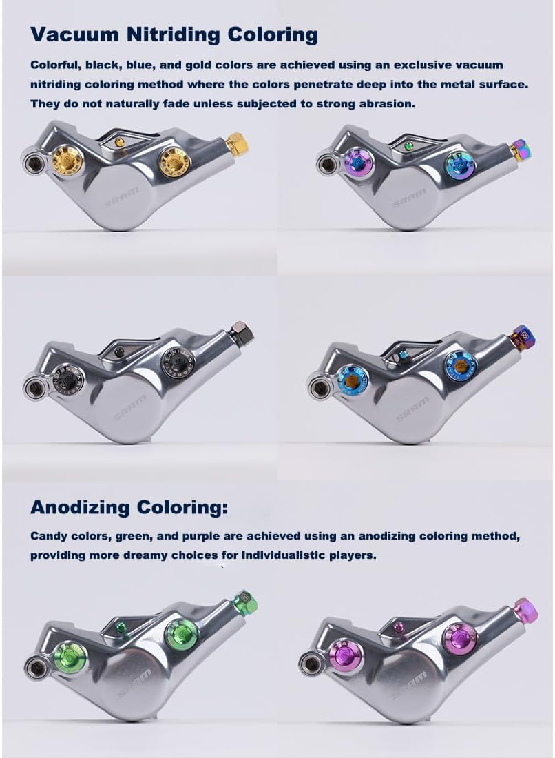 Road Bike Disc Brake Titanium Alloy Screw Set for SRAM RED Force Rival 12-Speed AXS