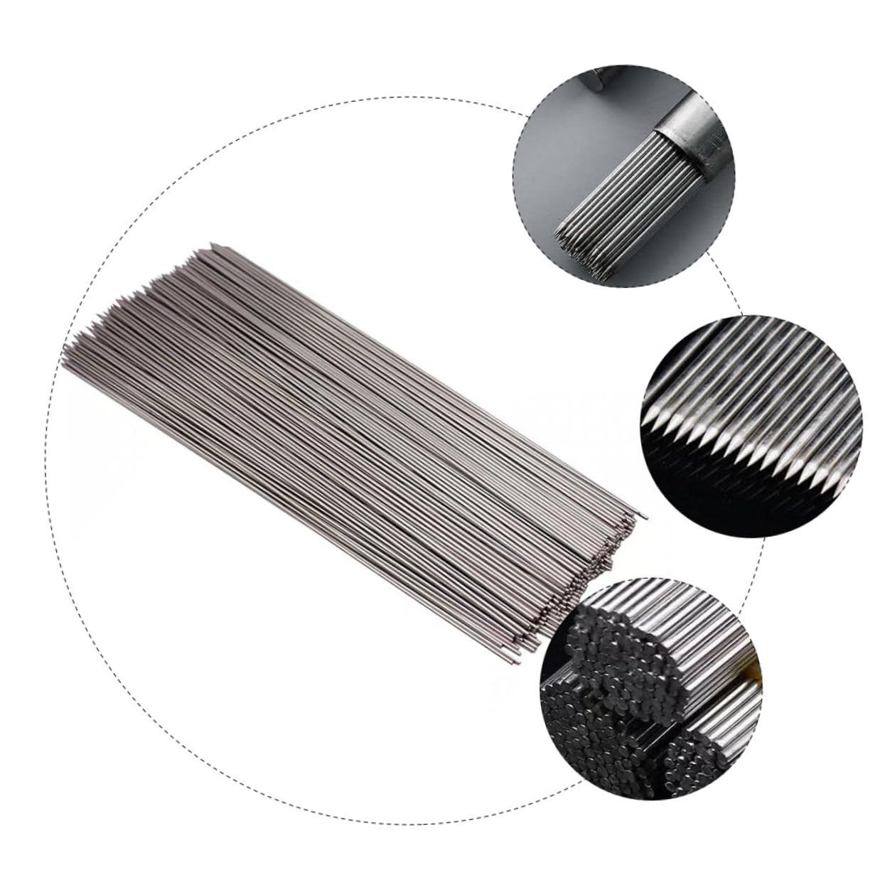 SUPVOX Spiedini per Barbecue in Metallo Inox 304, Riutilizzabili, 100 Pezzi per Arrosticini e Grigliate da Picnic