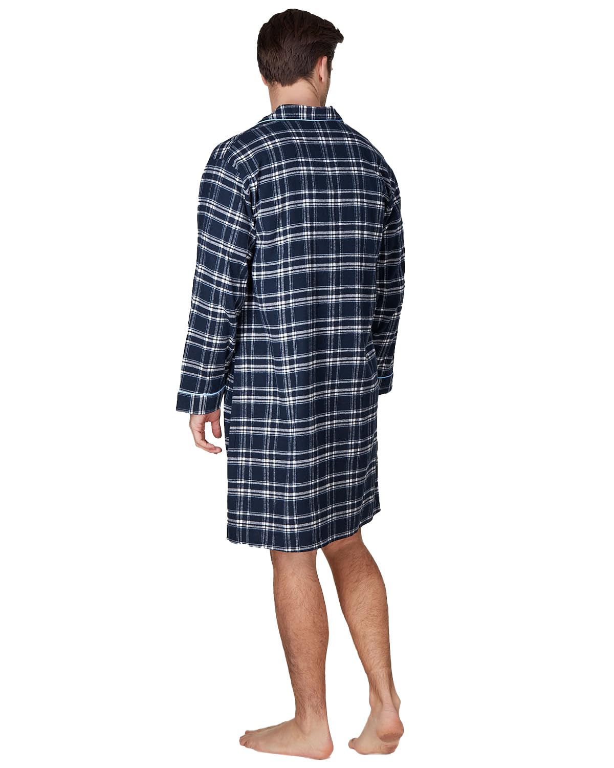 Haigman Mens brossé 100% Coton 7394 Nightshirt