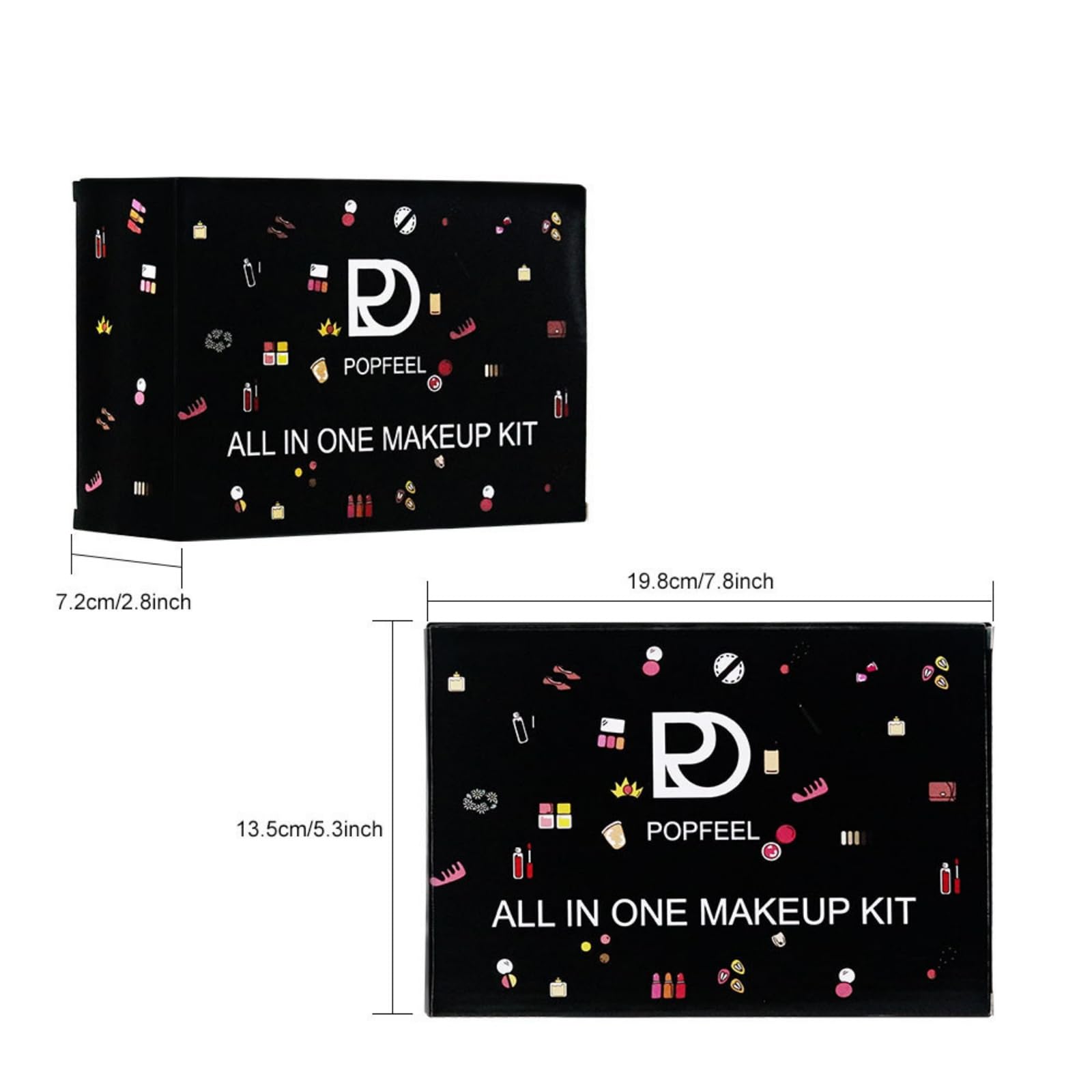 Trousse Trucchi Donna & Ragazza 24 Pezzi - Set Cosmetics Tutto-in-Uno con Palette ombretti occhi, lucidalabbra, correttore, mascara, pennelli trucco - Ideale per Principianti e Come Regalo