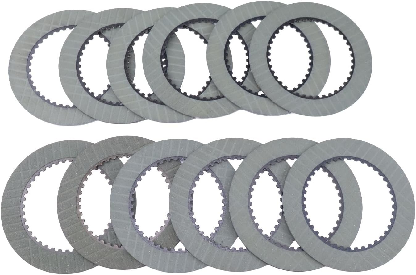 HOLDWELL 12PCS Clutch Disc Plate 9968290 compatible with Case IH 5120 5130 5140 5150 5220 5230 5240 5250 550E 550G 550H 650G 650K 750K New Holland D85 DC75 D75 D85 DC75 DC85 D75