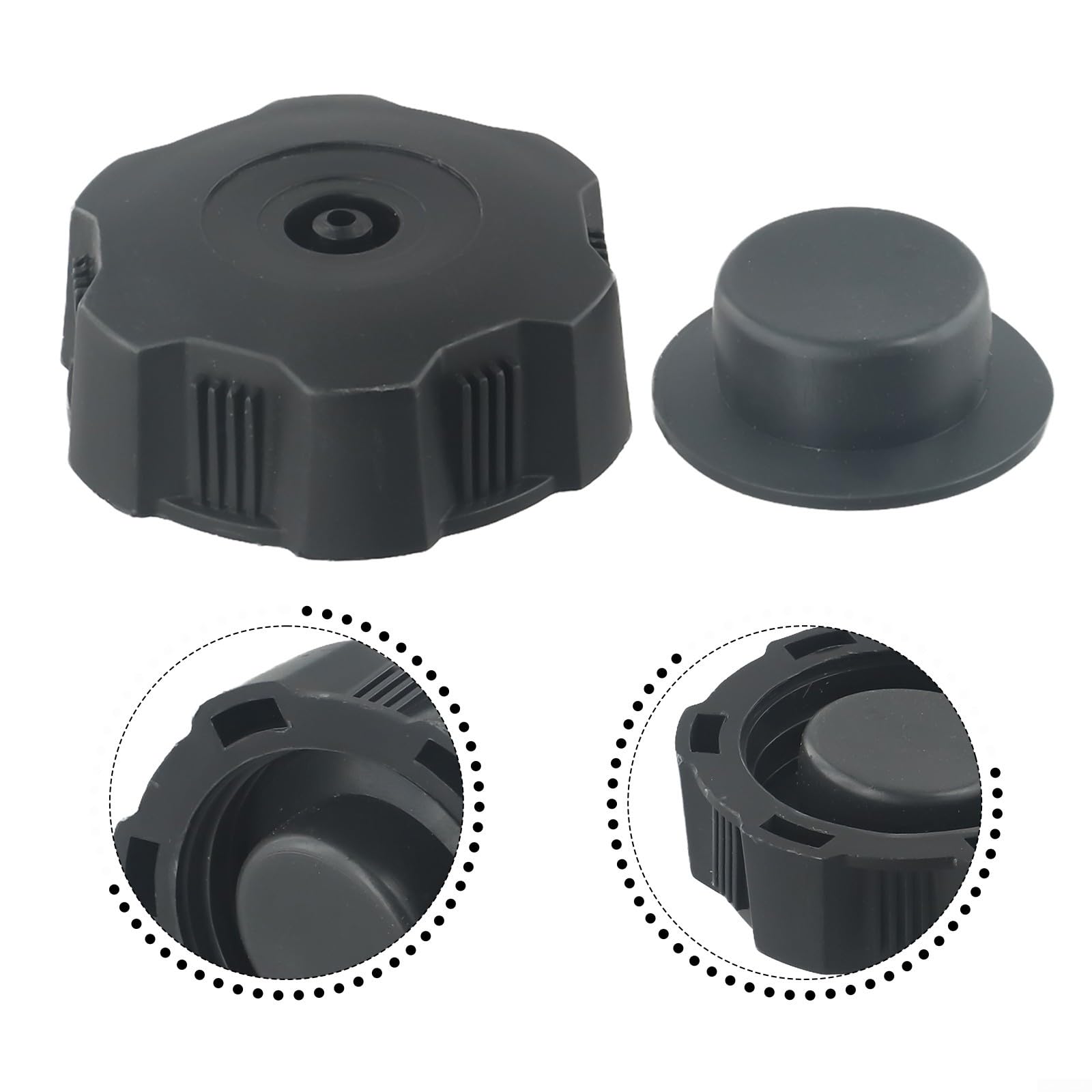YJDOORPLAY Bouchon de réservoir de carburant pour moto 50 cc 70 cc 90 cc 110 cc ATV Quad Dirt Bike Go Kart Racing Pièces de rechange Compatible avec Taotao Buyang Coolsport Sunl