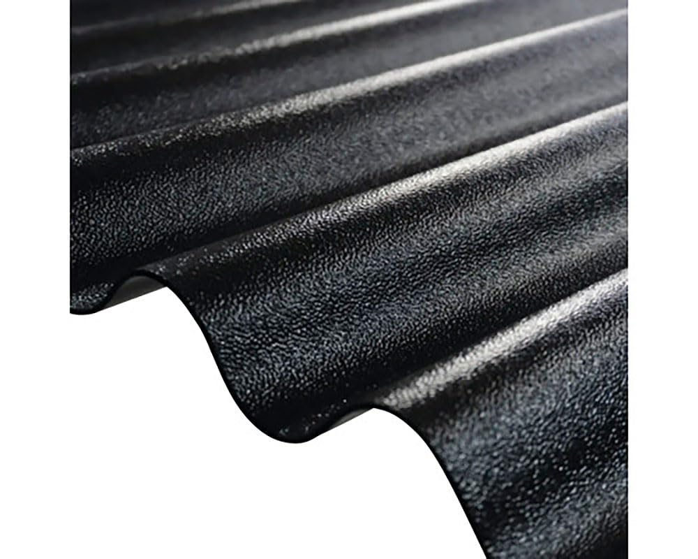 High Impact CorruPlast® Opaque Black PVC Corrugated Roofing Sheet - 800x1530mm (5ft)