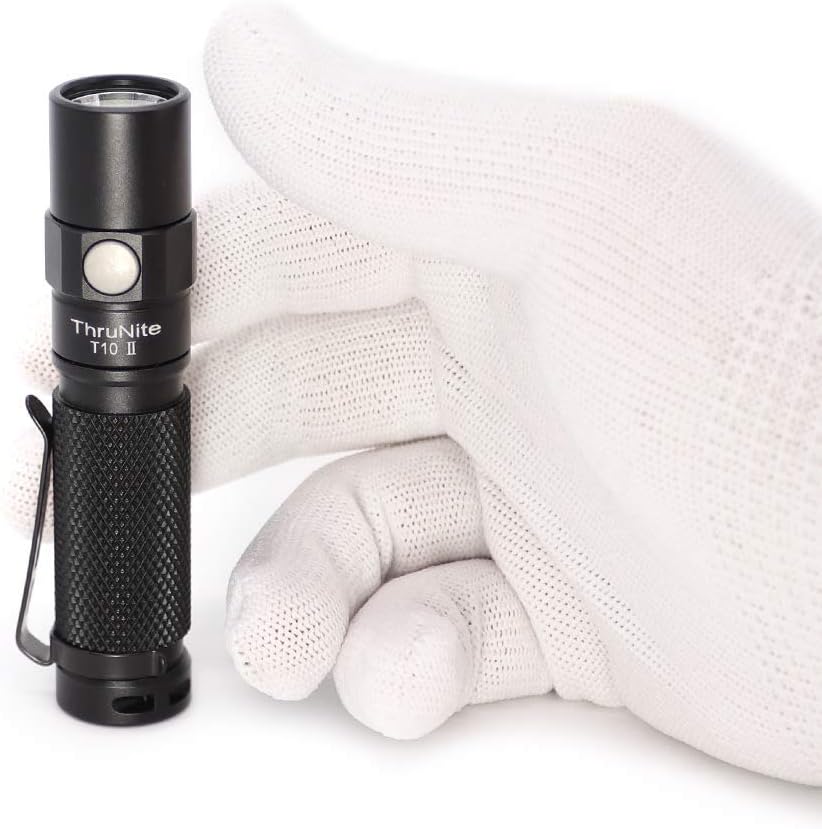 ThruNite T10 II Magnetic Tailcap EDC Flashlight 550 lumens, CREE XP-G2, 5 Modes, for Emergency and perfect backup for Pocket, Powered by 1x14500 or AA Battery (Not included) NW