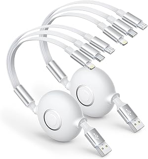 3in1 充電ケーブル 巻き取り式 Aioneus 2本セット マルチ iPhone 充電ケーブル リール USB Type Cケーブル マイクロUSBコード iPhone 14 13 Pro Max 12 XR Galaxy S22+ S21 S20 A53 Xperia Pixel Switch