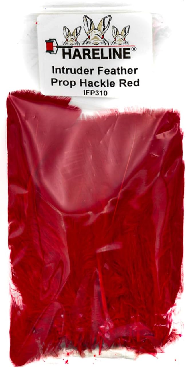 Hareline Fly Tying Intruder Feather Prop Hackle for Steelhead, Salmon, and Streamer Flies