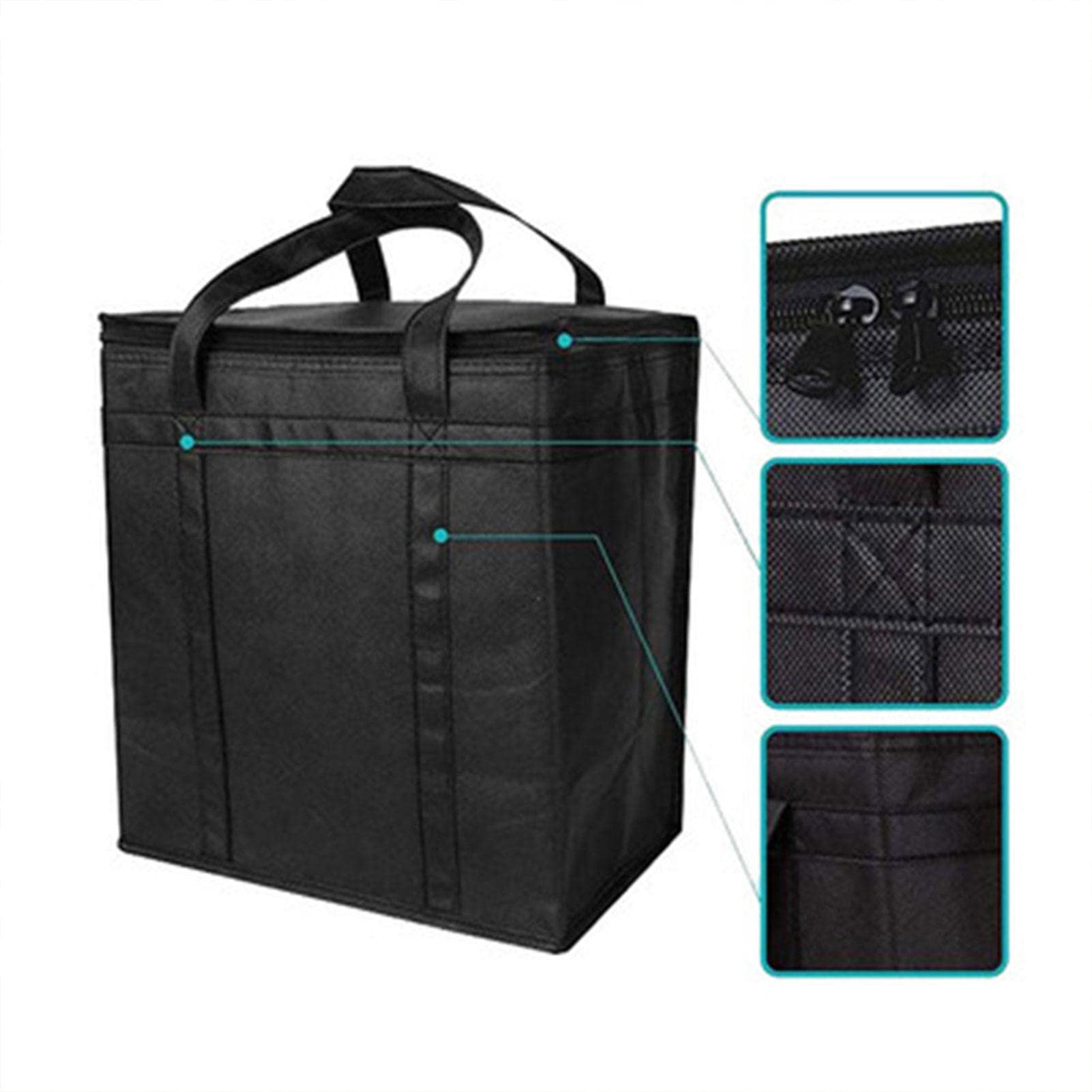 Sacs à provisions isolés réutilisables | Boîte de sac isotherme | Grand sac à lunch pique-nique isolé | Glacière | Sacs d'épicerie | Sac réfrigérant pour camping barbecue shopping pêche famille extér