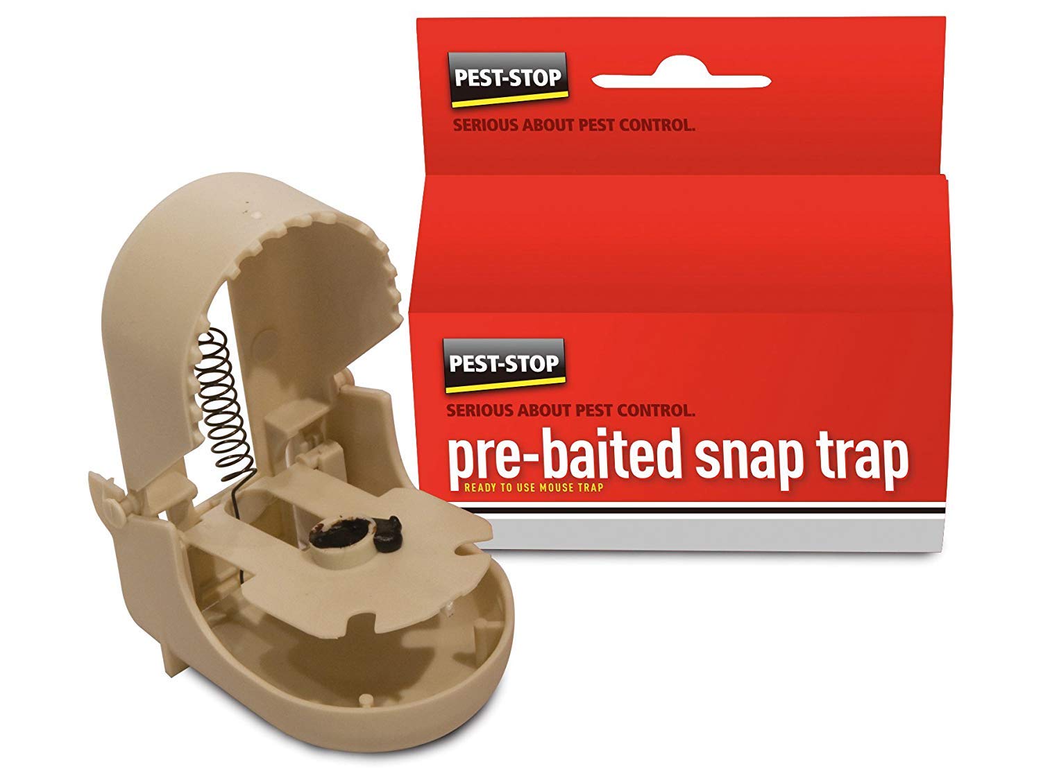 3 X Pre-Baited Snap Trap for Mice (Boxed)