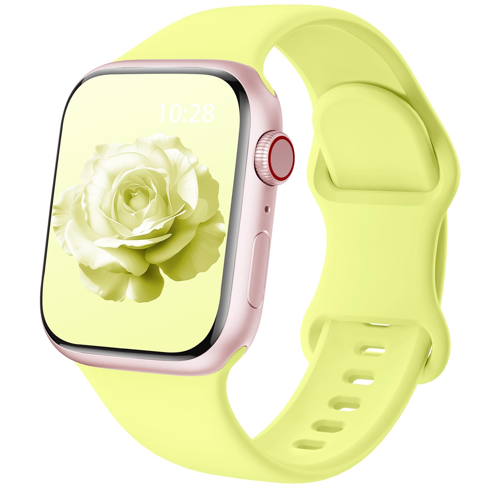 Patented Upgraded Silicone Strap Compatible with Apple Watch Straps 38mm 40mm 41mm 42mm(Series 10) for Women Men,Soft and Breathable Sport Watch Bands for iWatch Series 10 9 8 7 6 5 4 3 2 1 SE — view 27