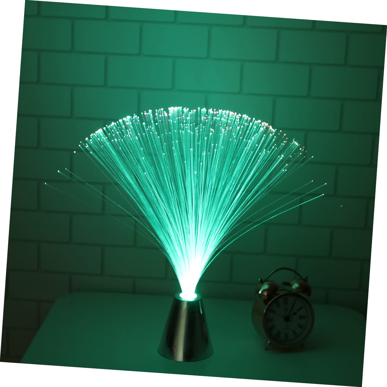 Angoily 6Pcs Colorful LED Fiber Optic Light Decorative Lights for Weddings Parties and Festivals Battery and Fiber Optic Lamps