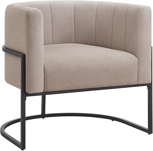 Miniatura 8 de 24KF Silla tapizada para sala de estar, moderna silla decorativa de terciopelo texturizado verde jade con soporte de metal dorado, verde jade Tela