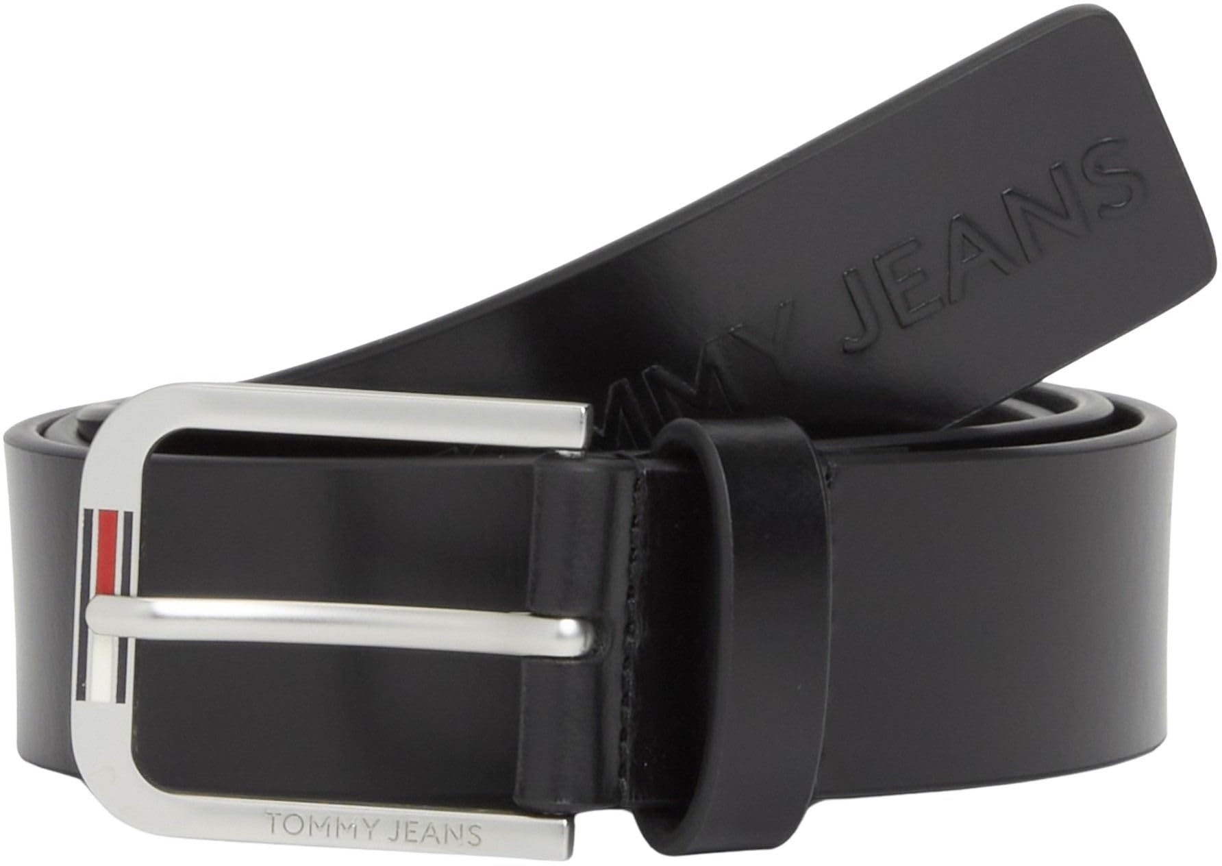 Tommy Jeans Men's Tjm Austin Seasonal 3.5 AM0AM14234 Fixed Belt, BLACK, 105